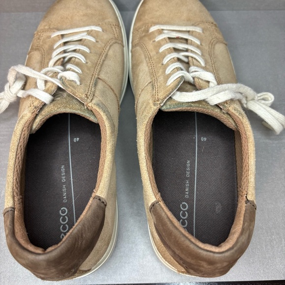 Ecco | Soft 7 Suede Shoes - Cream Tan ; Womens 9.5 - Picture 6 of 8